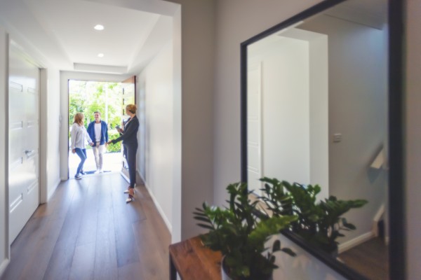 House viewing hallway